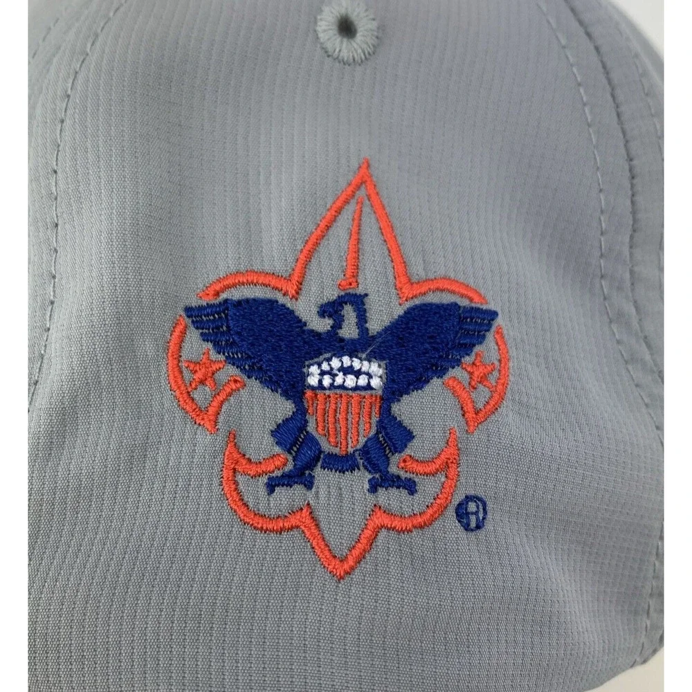 Shooting Stars Hat Gray Boy Scouts Sporting Clays BSA Zeeco Adjustable Ball Cap